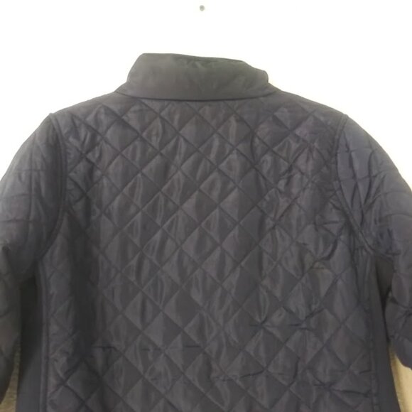 U.S. Polo Assn. women's size M navy blue quilted jacket - Picture 7 of 16